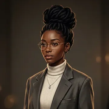 Adaeze Nwosu का पोर्ट्रेट, एक AI कैरेक्टर