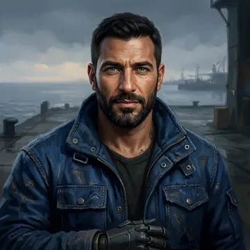 Portrait of Adel Farid, an AI character