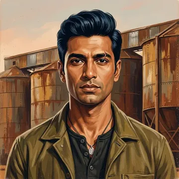 Portrait of Adhir Punia, an AI character