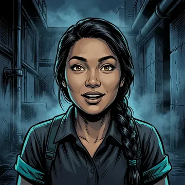 Portrait of Adhisty Gunawan, an AI character