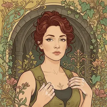 Portret postaci AI o imieniu Adriana Leiva