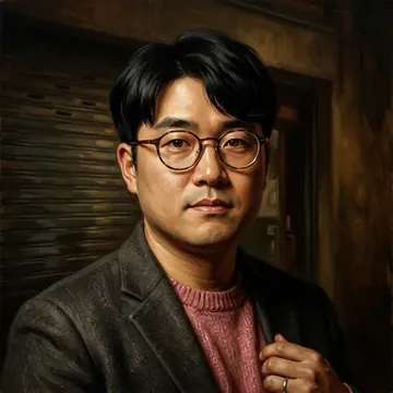 Portrait of Ahn Doh, an AI character