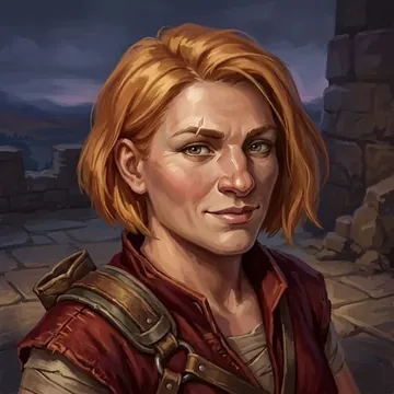 Portrait of Aida Qartabi, an AI character