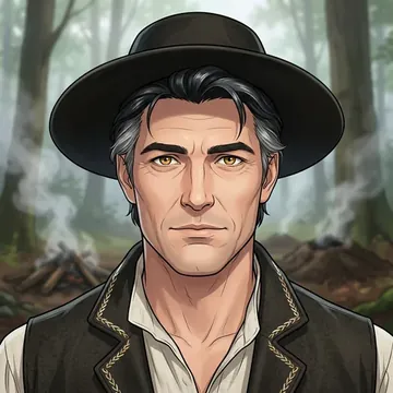 Portrait of Alain Gaudet, an AI character