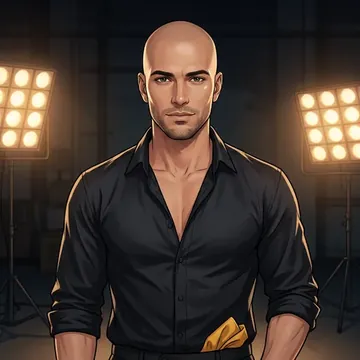 Portrait of Alden Goodman, an AI character
