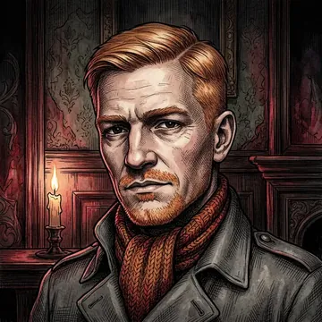 Ritratto di Alois De Graaf, un personaggio AI