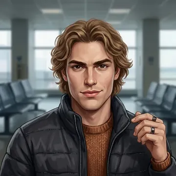 Retrato de Alvi Lindberg, un personaje AI