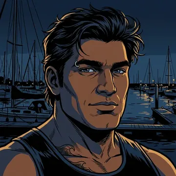 Portrait of Amari Ganapathi, an AI character