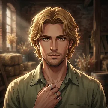 Retrato de Amaury Barreau, um personagem de AI