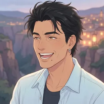 Portrait of Amayur Khelil, an AI character