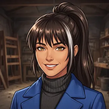 Portrait of Amina Atallah, an AI character
