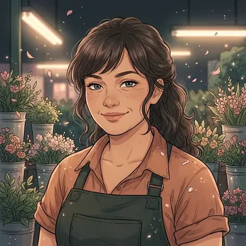 Retrato de Amira Siregar, un personaje AI