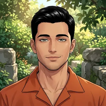 Portrait of Anand Lathia, an AI character
