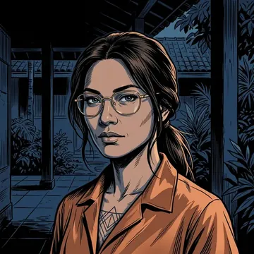 Portrait of Anggun Sutanto, an AI character