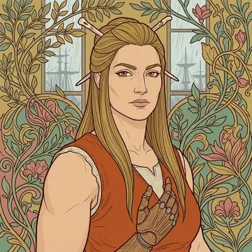 Портрет AI-персонажа Anisa Kasravi