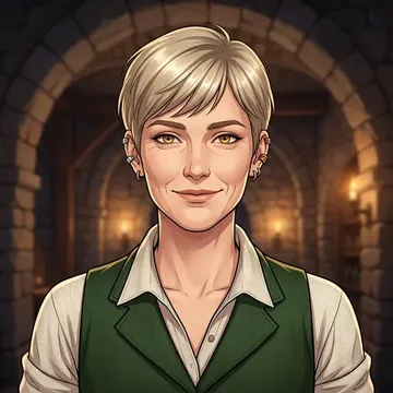 Portrait of Anouk Maier, an AI character