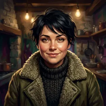 Portret postaci AI o imieniu Apolline De Lys