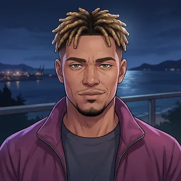 Portrait of Aquiles Abreu, an AI character