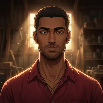 Portrait of Aravind Varughese, an AI character