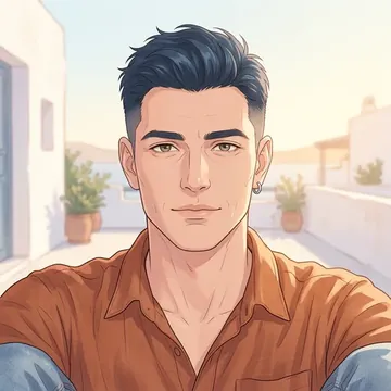 Portret postaci AI o imieniu Ardelan Kerim