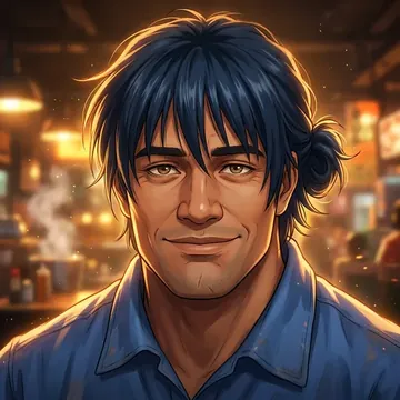 Retrato de Ari Turaga, un personaje AI