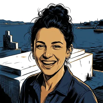 Ritratto di Armelle Blanchard, un personaggio AI