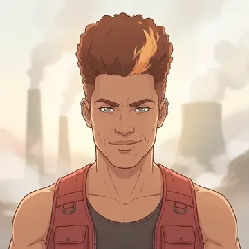 Portrait of Arnaud Fairweather, an AI character