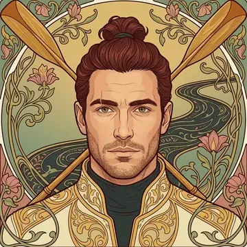 Portrait of Arturo Ahumada, an AI character