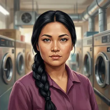 Portret postaci AI o imieniu Arumi Mangun