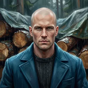Ritratto di Asger Suominen, un personaggio AI