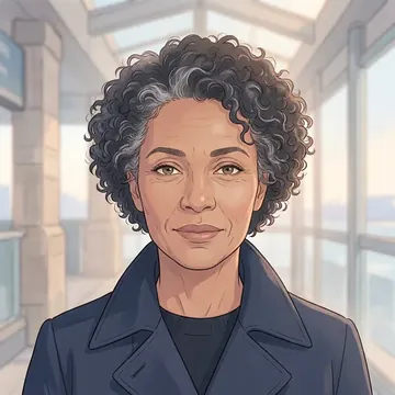 Porträt von Audrey Dunbar, einem AI-Charakter
