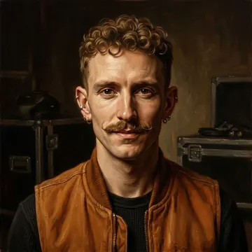 Portrait of Aulay O'Hagan, an AI character