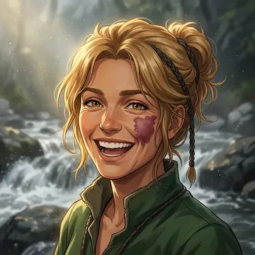 Portrait of Aventina Belmonte, an AI character