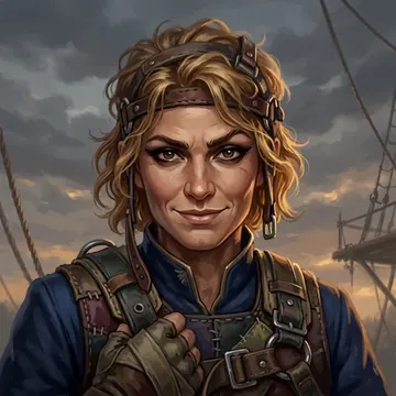 Ritratto di Avern Brimclaw, un personaggio AI