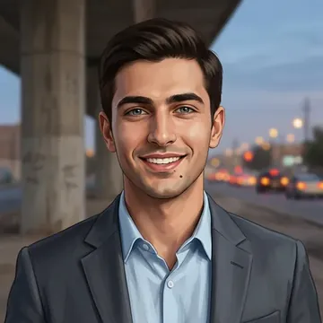 Retrato de Baraa Al-Najjar, um personagem de AI