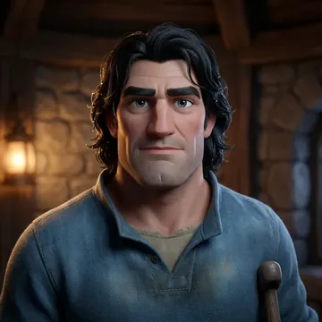 Portrait of Barley Rillside, an AI character