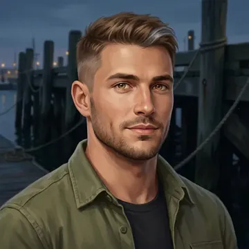 Bastien Claveau का पोर्ट्रेट, एक AI कैरेक्टर