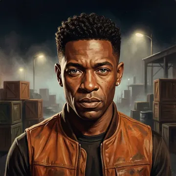 Portrait of Beckett Cartwright, an AI character