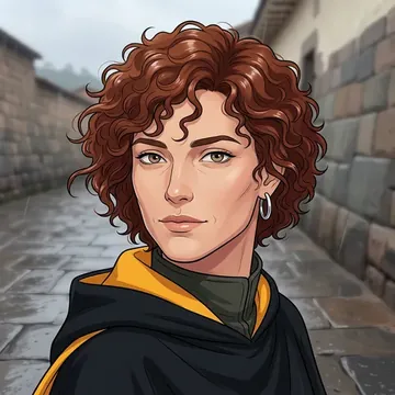 Portrait of Belen Pueyrredon, an AI character