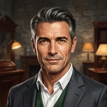 Portrait of Benigno Font, an AI character