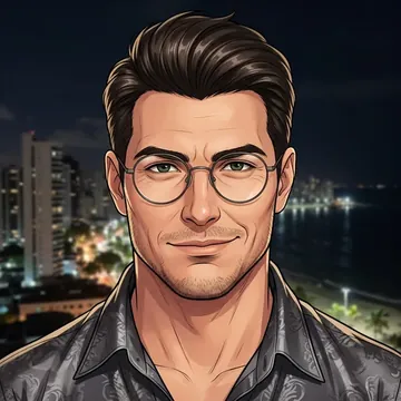 Portret postaci AI o imieniu Bernardo De Oliveira