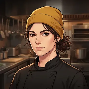 Portrait of Bianca Navarro, an AI character