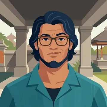 Portret postaci AI o imieniu Bima Sadeli