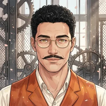 Portrait of Biram Yeo-Seong, an AI character