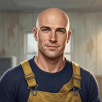 Portrait of Blair Greer, an AI character