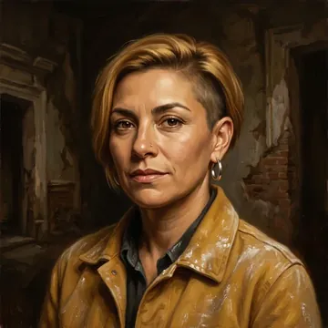 Portrait of Blanca Funes, an AI character