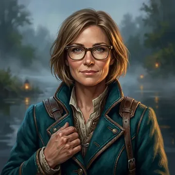 Portret postaci AI o imieniu Bodil Sunderwave