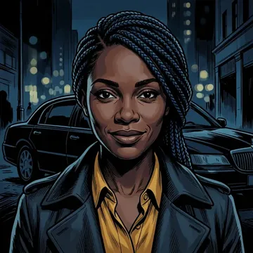 Portrait of Bolanle Diouf, an AI character