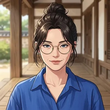 Portrait of Bora Mae, an AI character