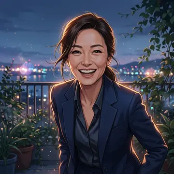 Retrato de Bora Yuk, un personaje AI